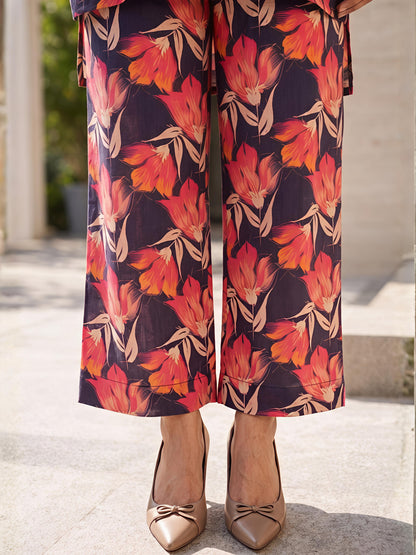Floral Printed Co-Ord Set Kurta Plazo Stylish Casual Outfit