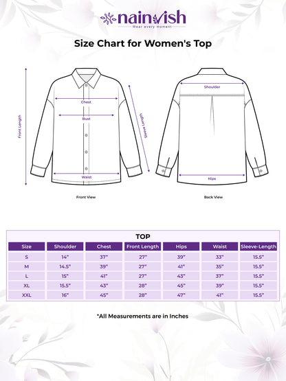 Wine Purple Printed Mandarin Neck Short Sleeve Casual Top Women